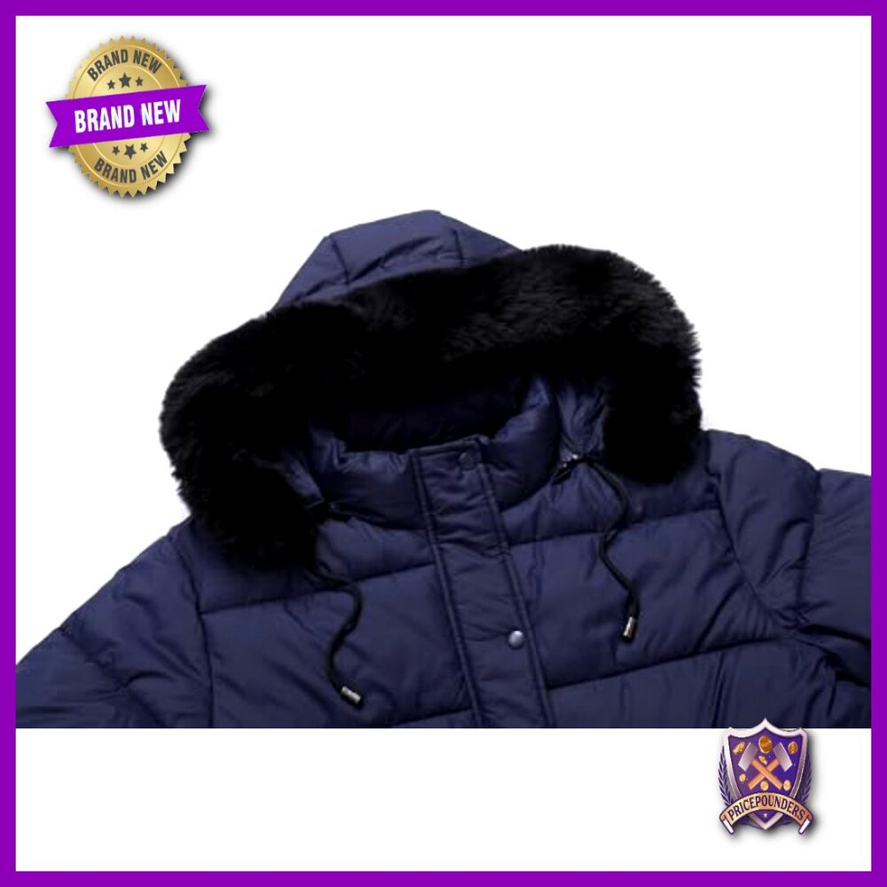 Plus Size Waterproof Down Coat With Detachable Ho… - image 4